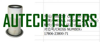 AIR filter 17806-23800-71