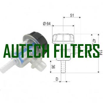 Sucktion Filter 309T253 20 l/min 1/2