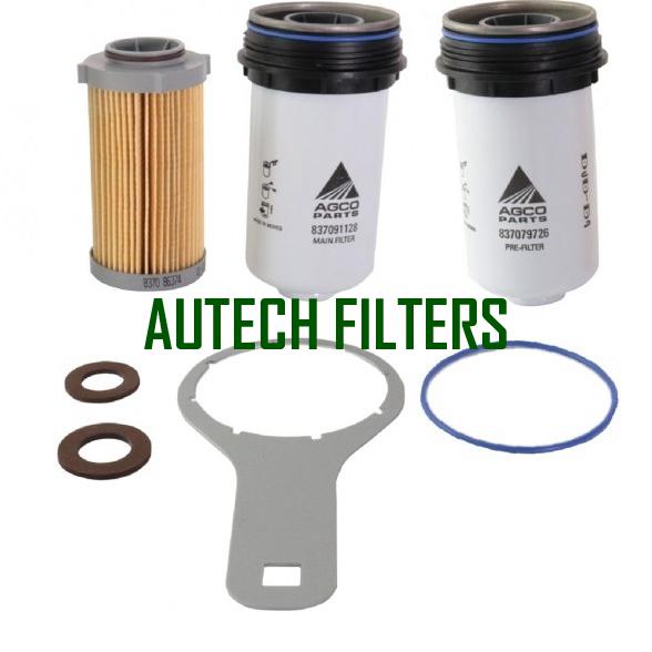 Massey Ferguson Agco Fuel Filter Kit ACP0566280, 837091385